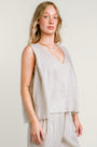 Velvet Renna Linen Top