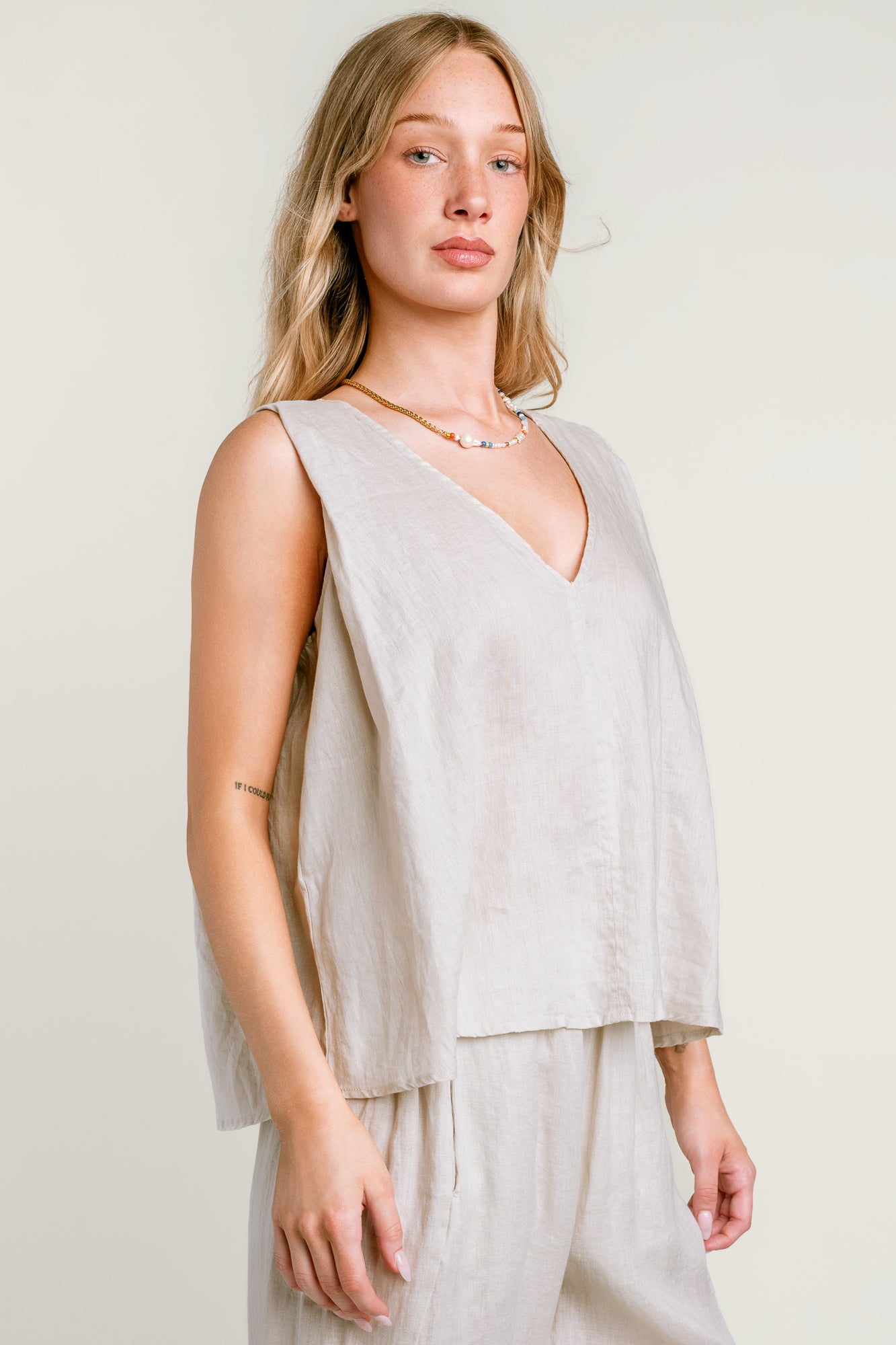 Velvet Renna Linen Top