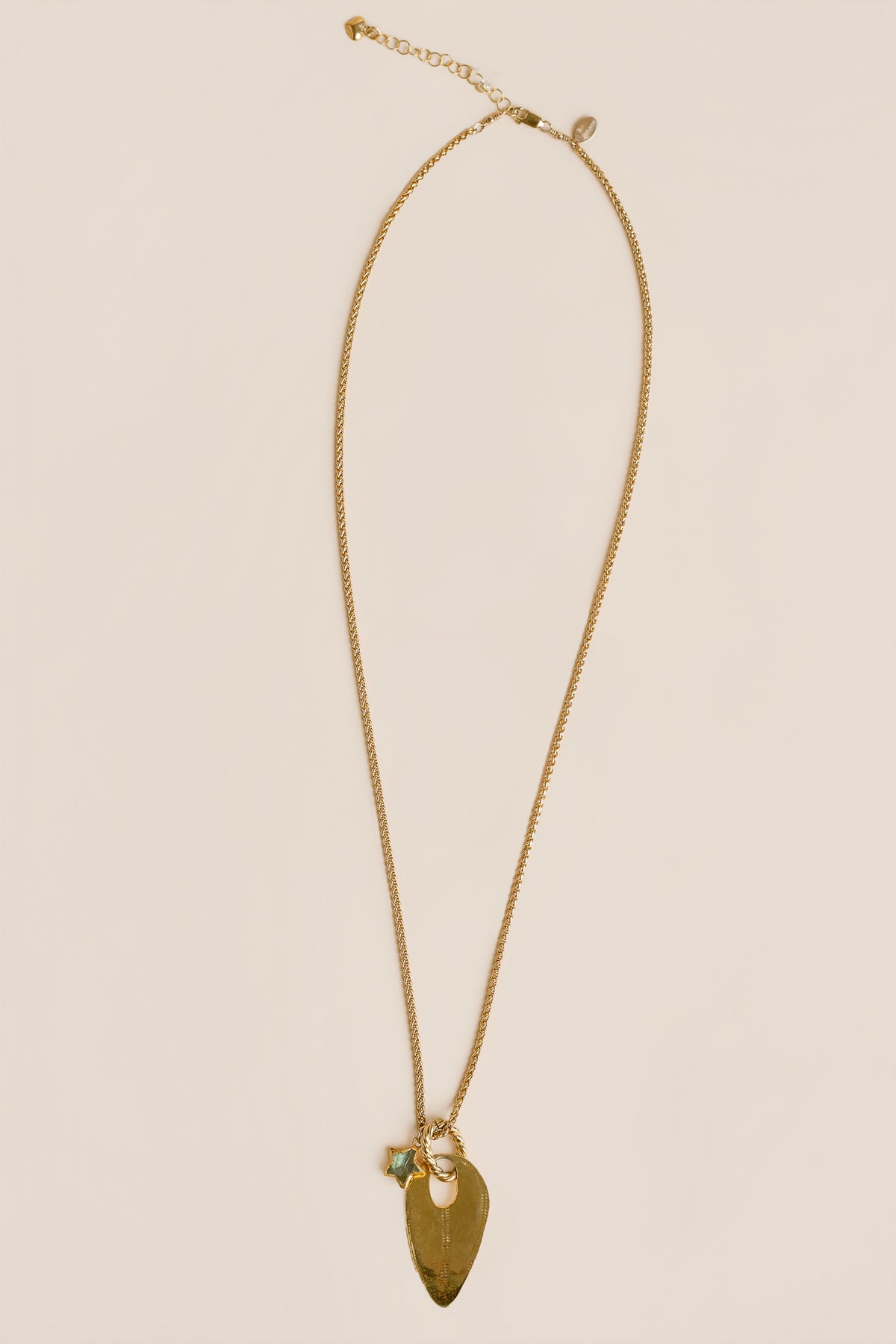 Lisa Marie Jewelry Labradorite Star & Disc Necklace
