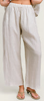 Velvet Lola Linen Straight Pant