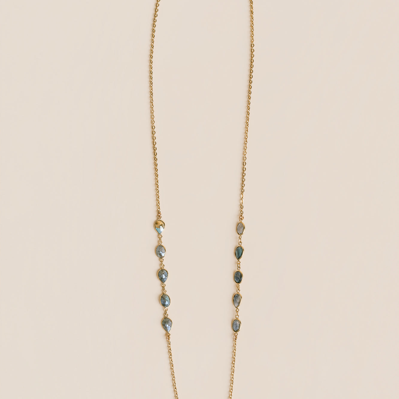 Mystic Labradorite Long Necklace