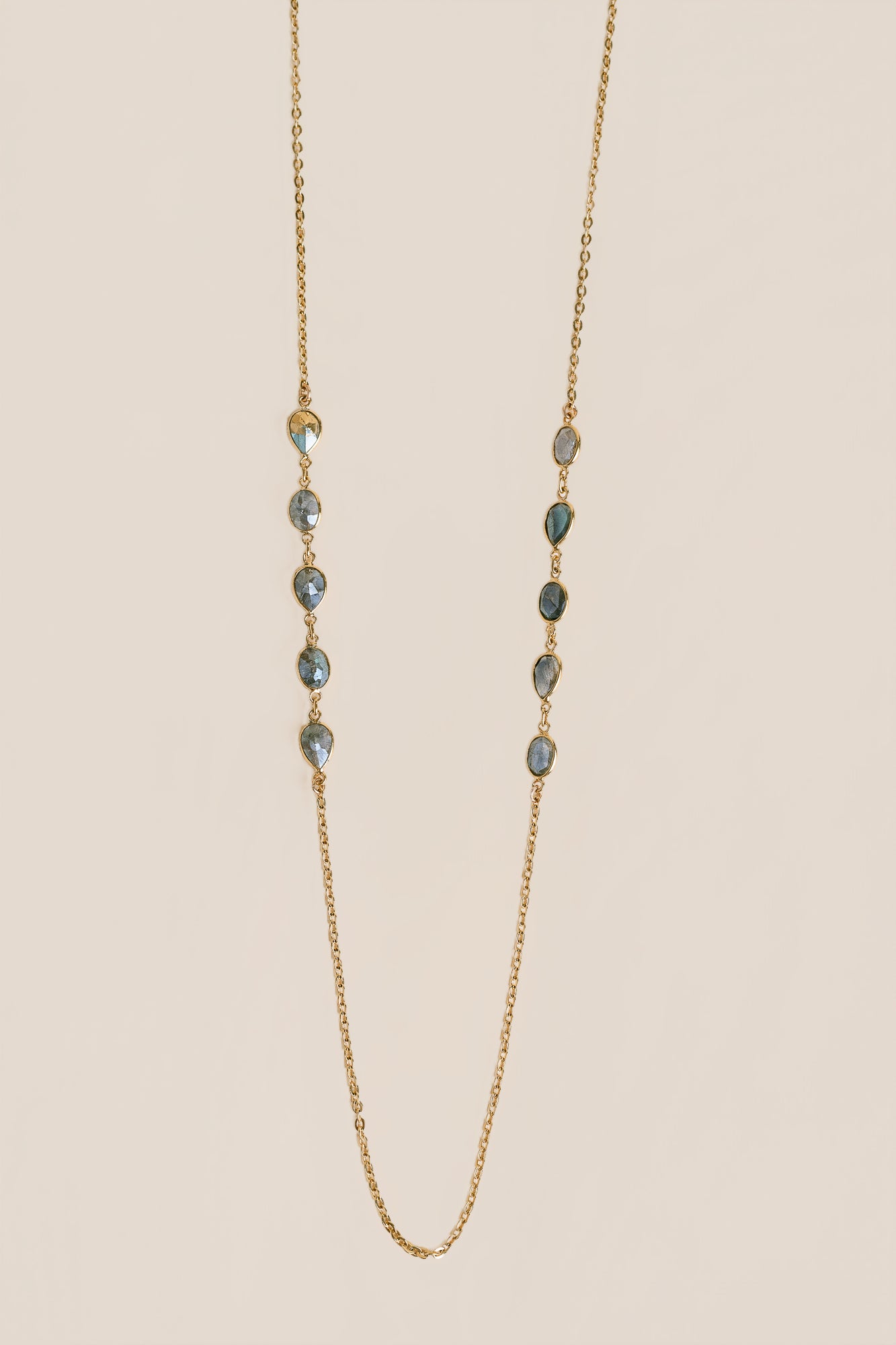 Mystic Labradorite Long Necklace
