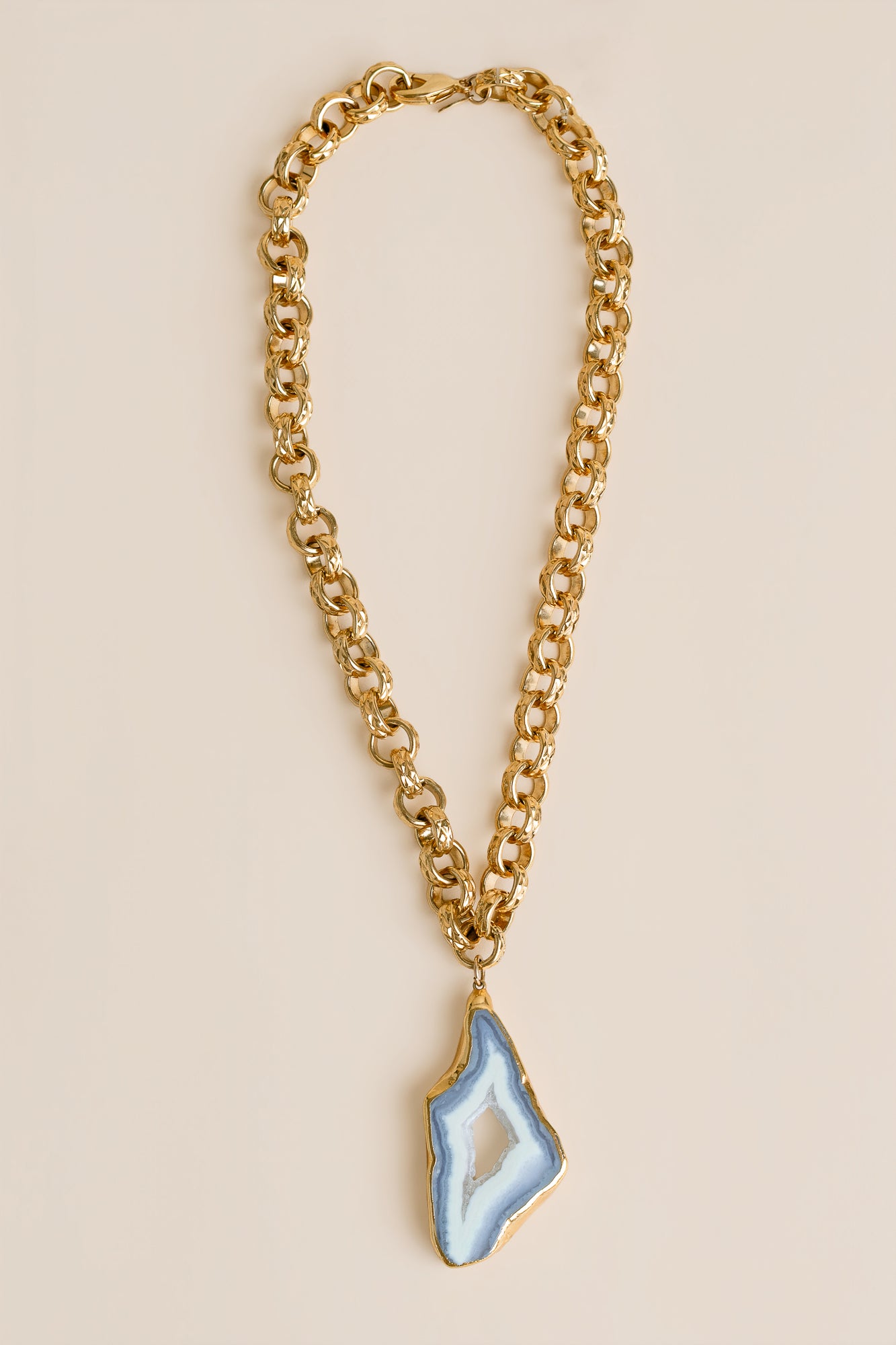 Blue Lace Agate Necklace
