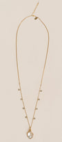 Keshi Pearl & CZs Necklace