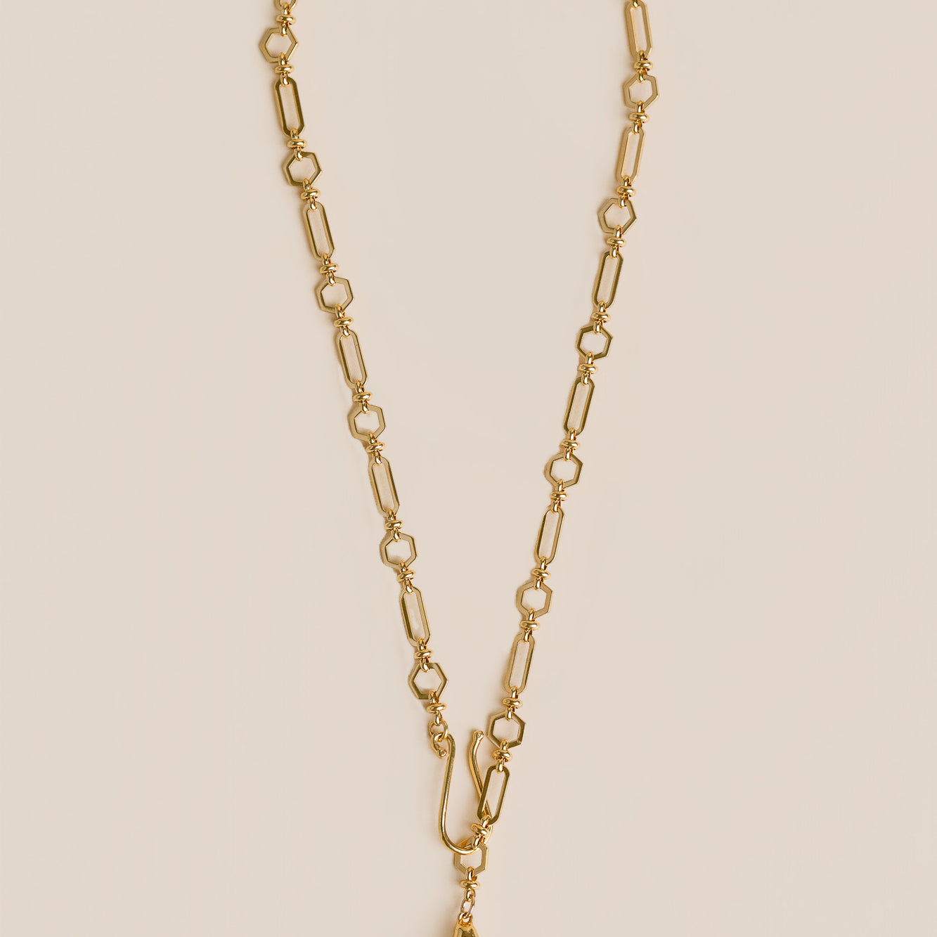 Keshi Pearl Hook Necklace