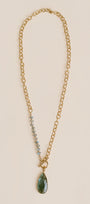 Teardrop Labradorite Necklace