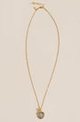 Lisa Marie Jewelry Saint Pendant & CZ Cross Charm Necklace