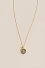 Lisa Marie Jewelry Saint Pendant & CZ Cross Charm Necklace