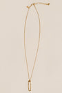Lisa Marie Jewelry Rectangle Hoop Charm Necklace