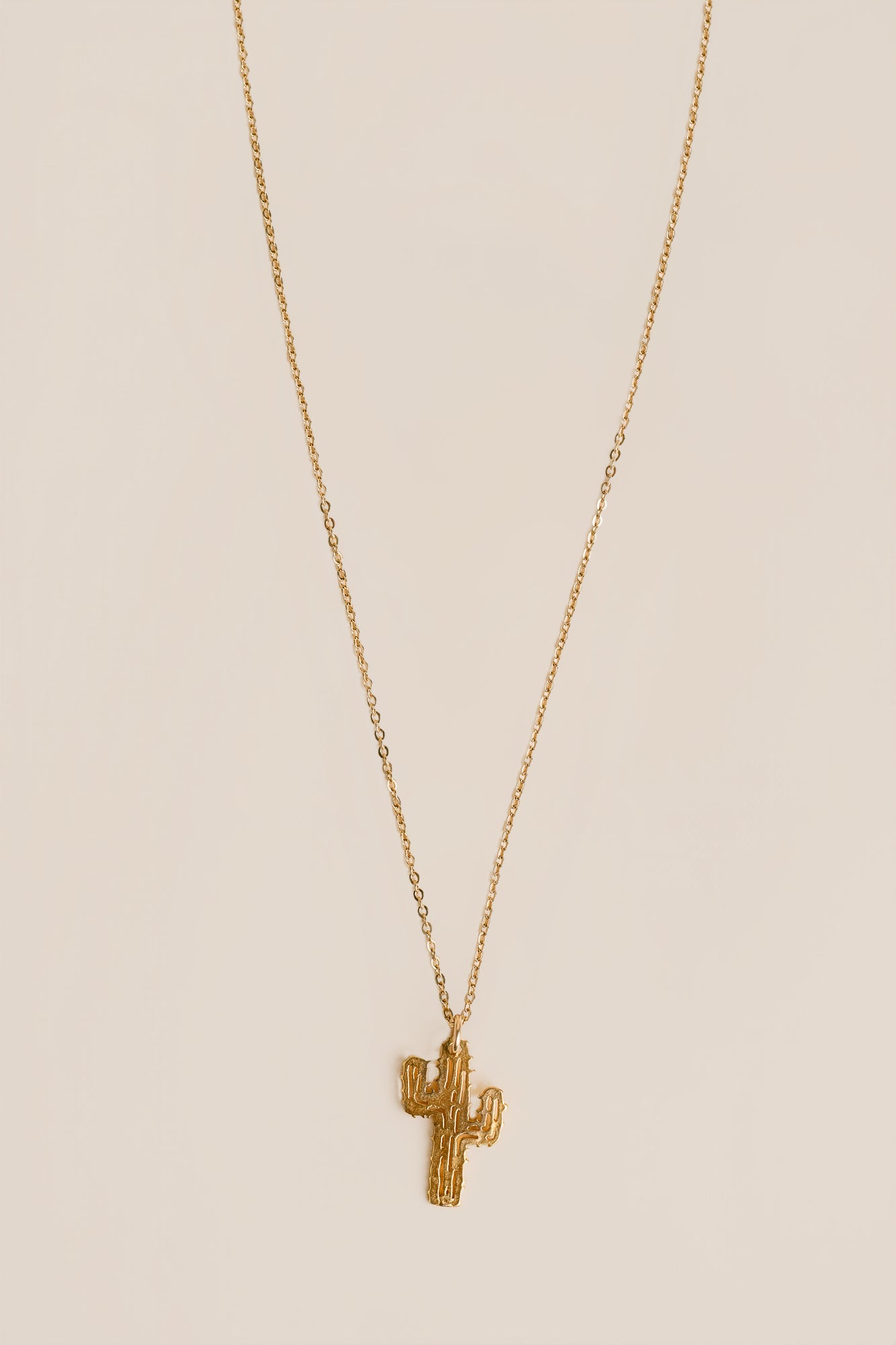 Cactus Charm Necklace