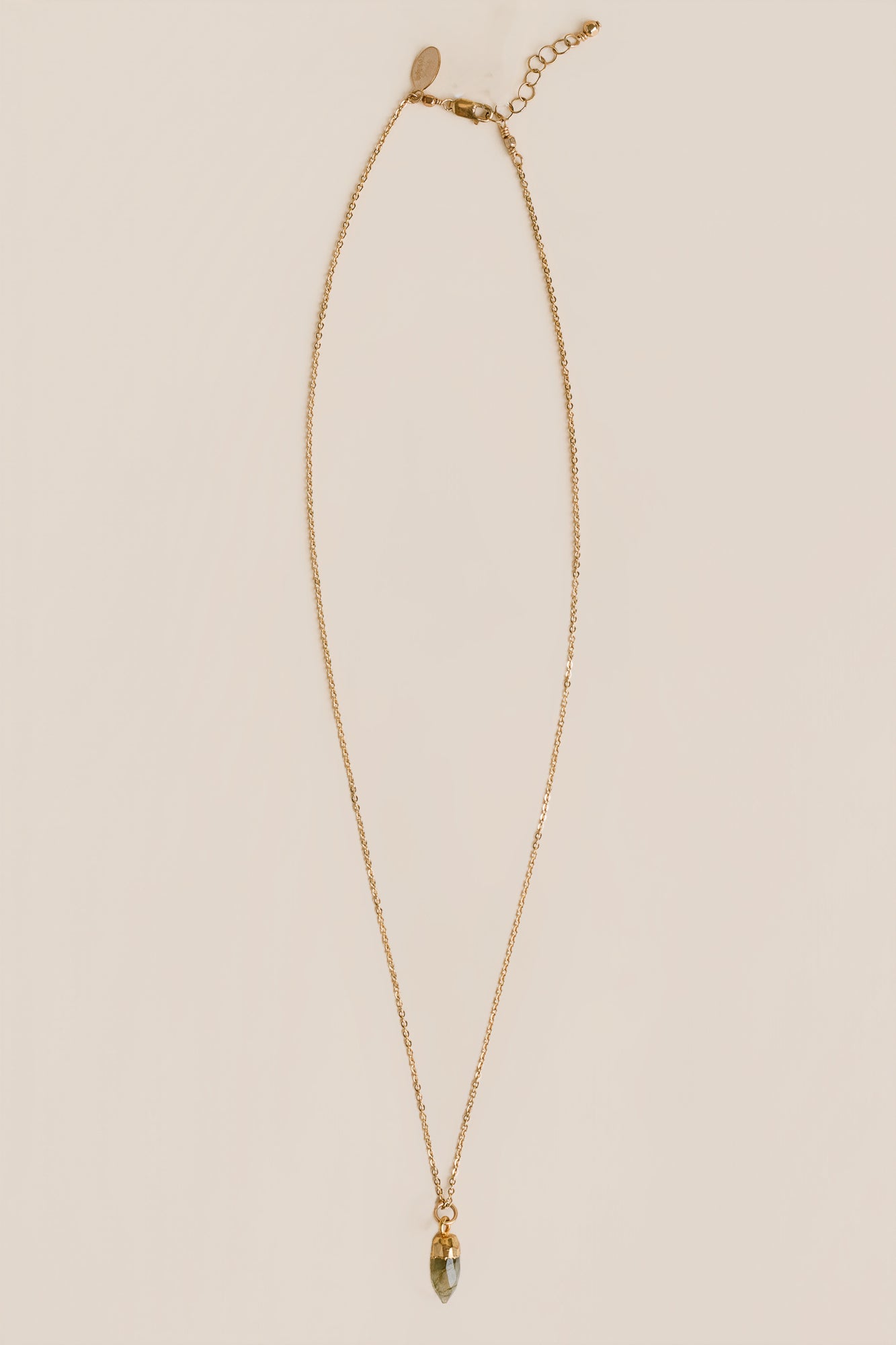 Labradorite Charm Necklace