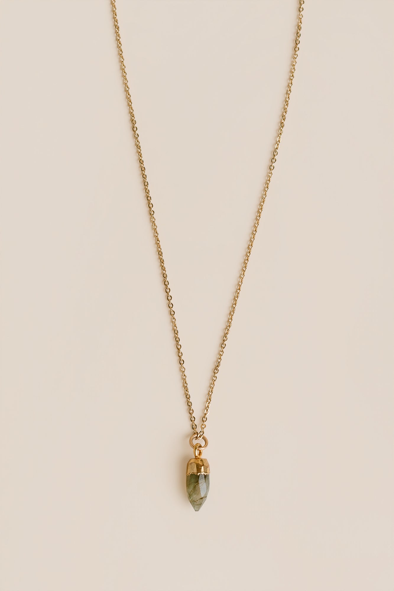 Labradorite Charm Necklace