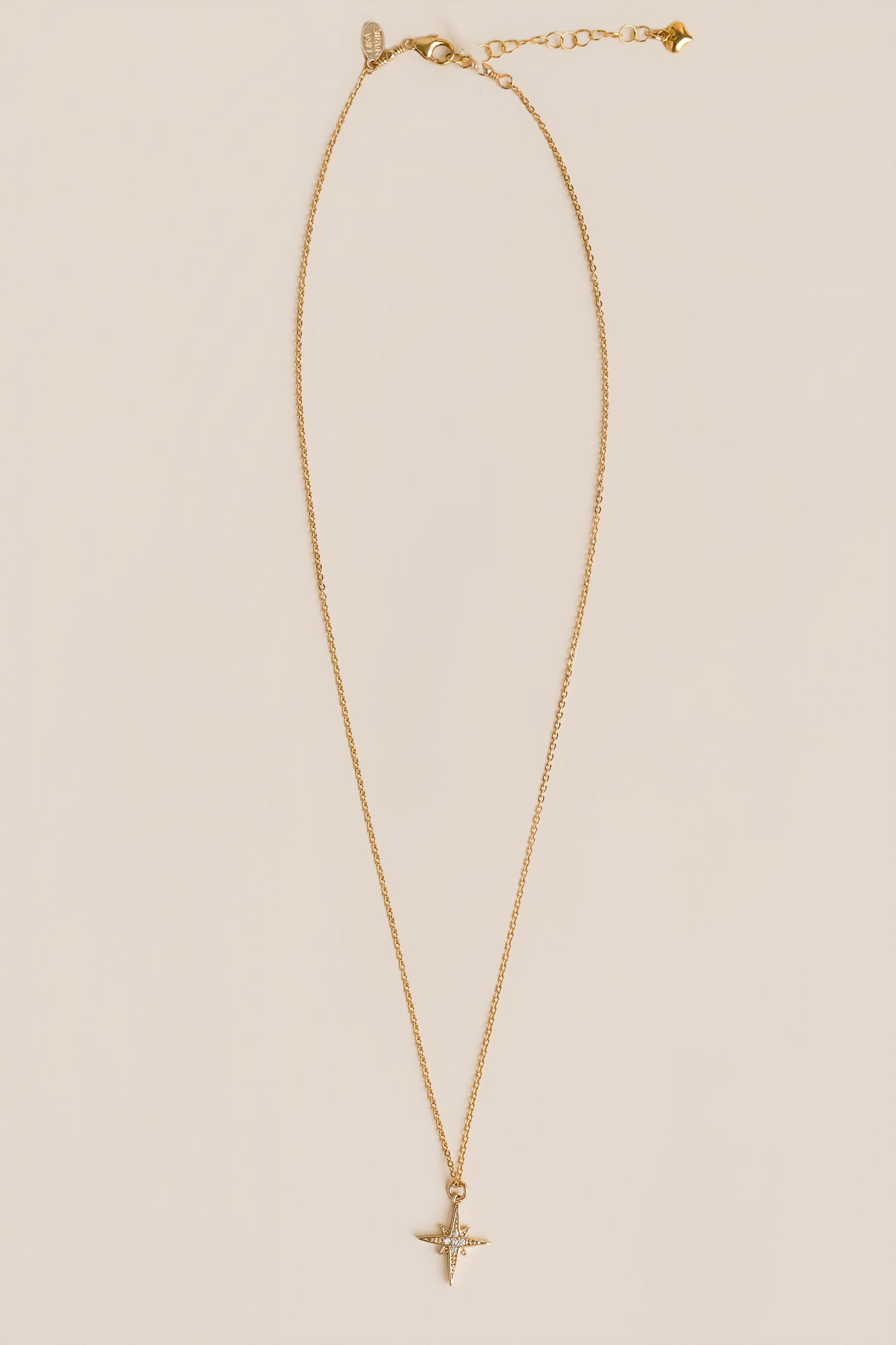 Lisa Marie Jewelry CZ Star Charm Necklace