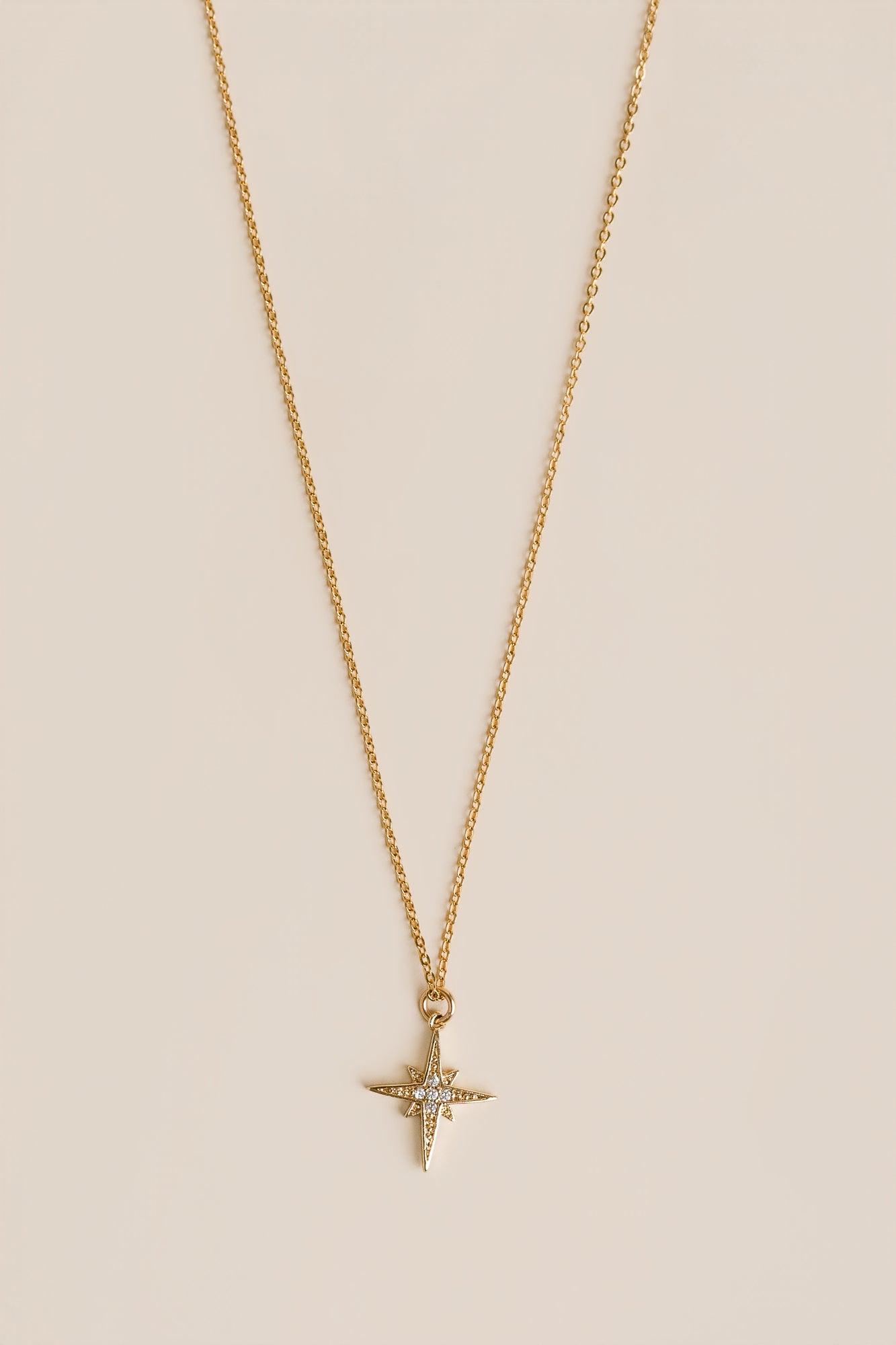 Lisa Marie Jewelry CZ Star Charm Necklace