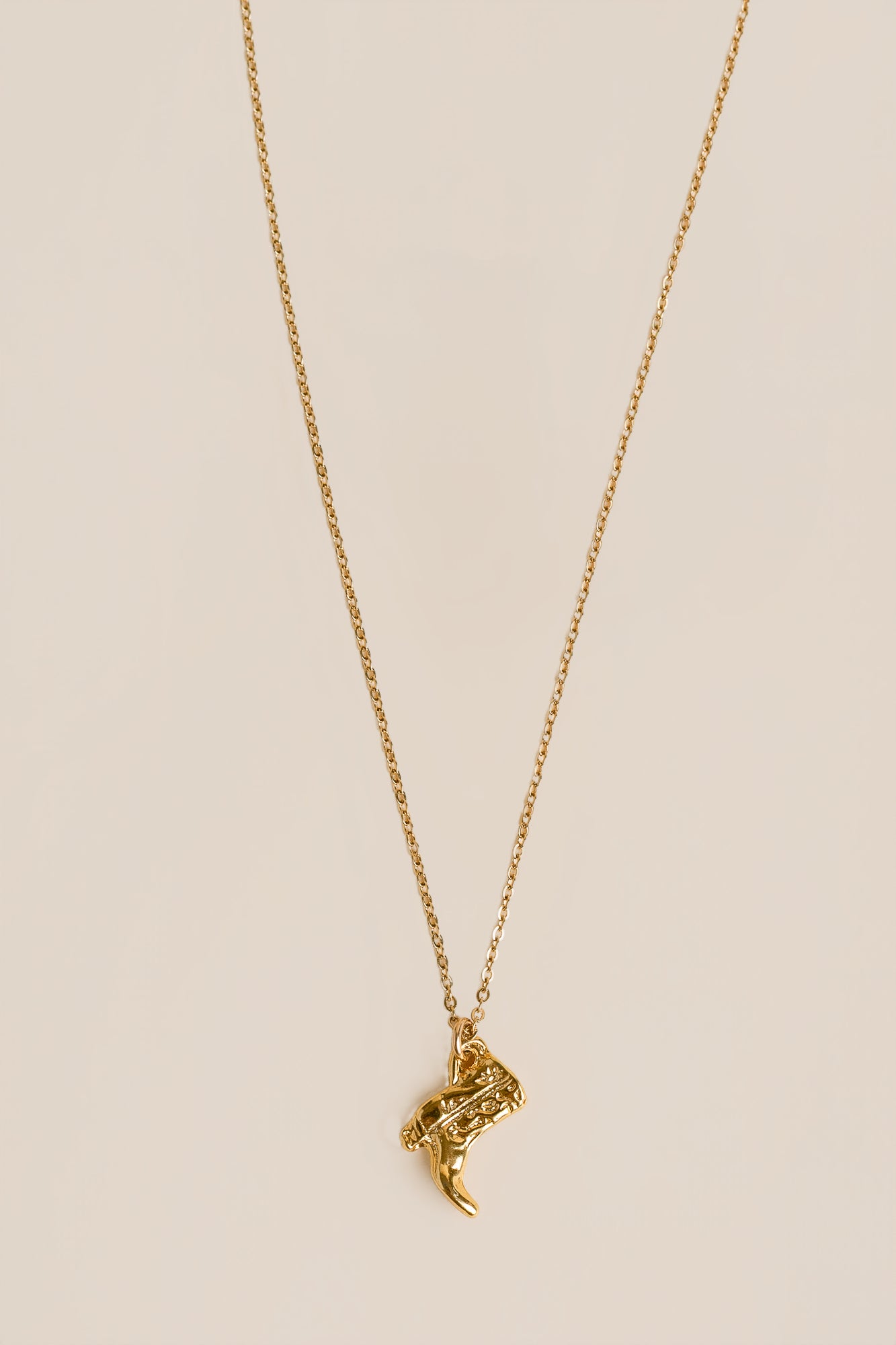 Boot Charm Necklace
