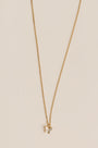 Lisa Marie Jewelry CZ Mini Butterfly Charm Necklace