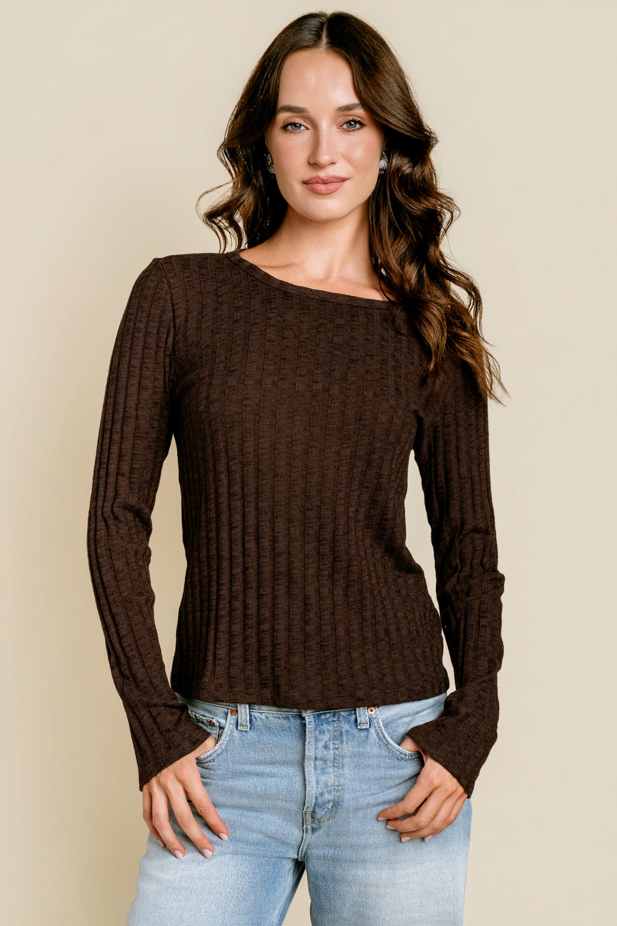 Mireya Long Sleeve Crew Top