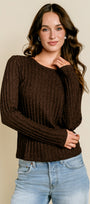 Mireya Long Sleeve Crew Top