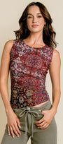 Johnny Was Elizeth Mesh Tee