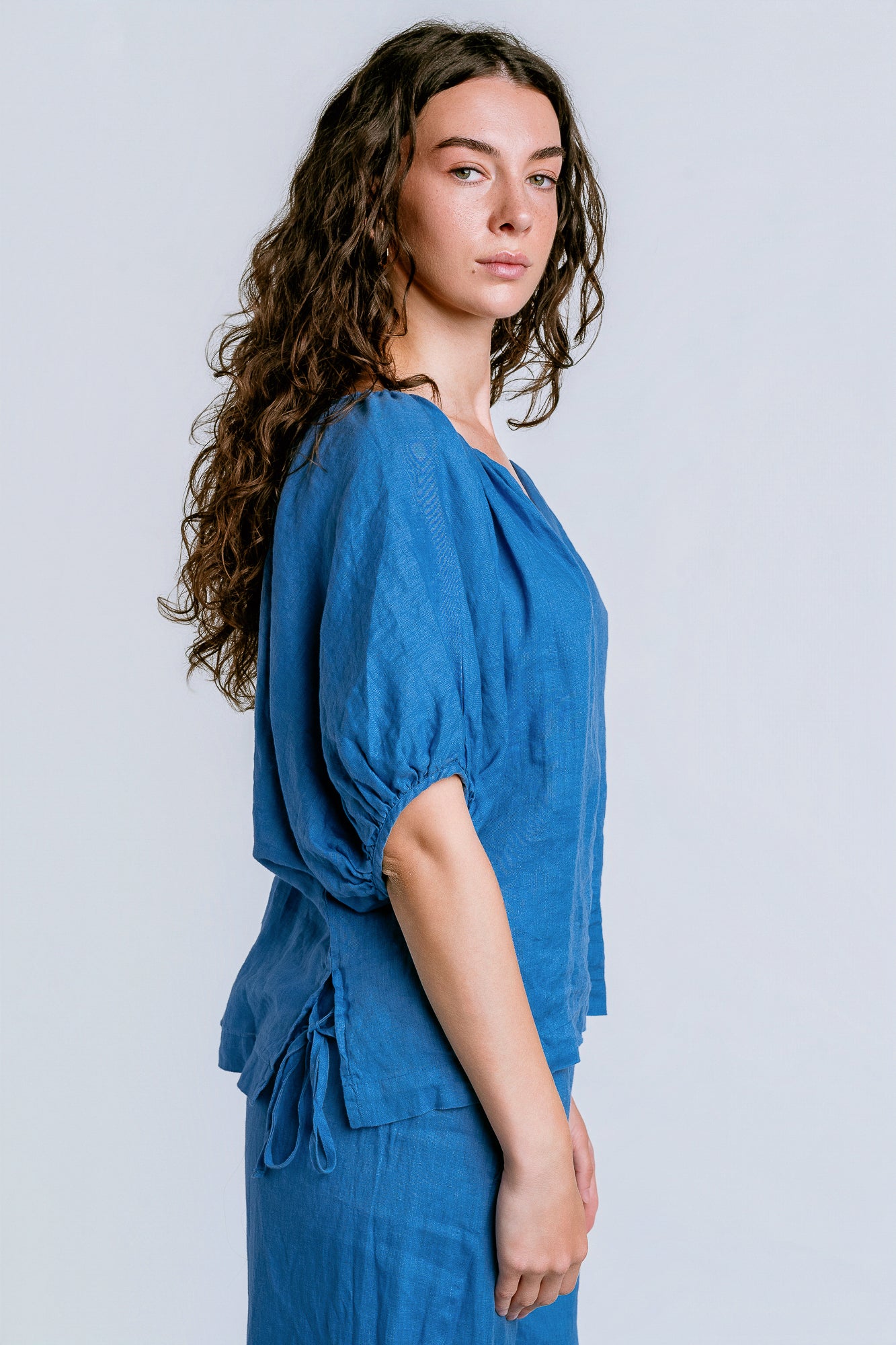 Velvet Cosette Linen Top