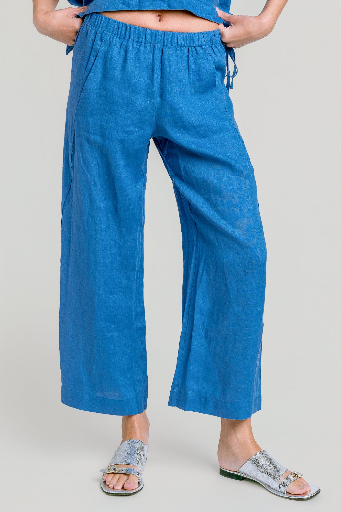 Lola Linen Straight Pant