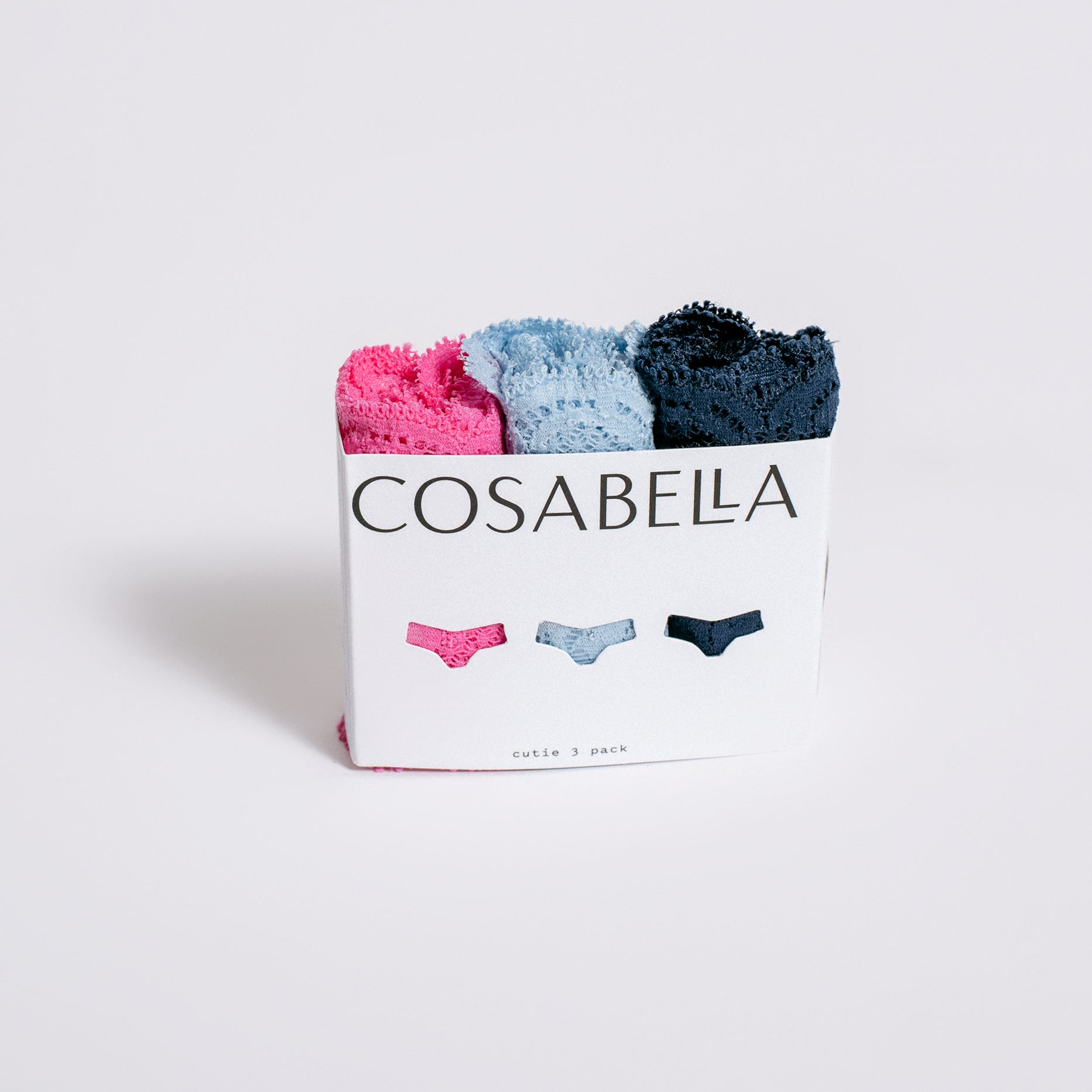 Cosabella Cutie Low Rise Thong 3-Pack