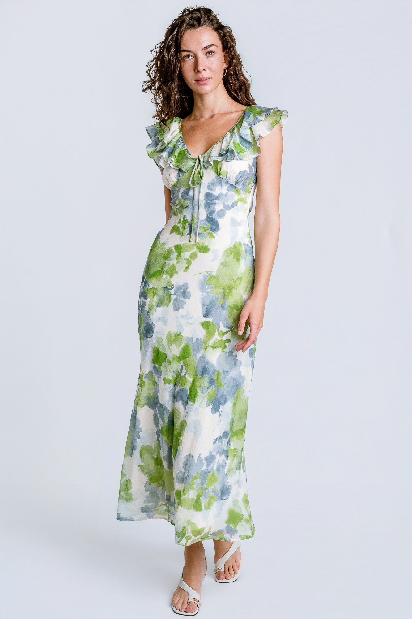 MINKPINK Carrie Ruffled Midi