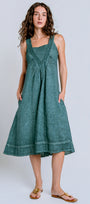 Inizio Deco Linen Dress