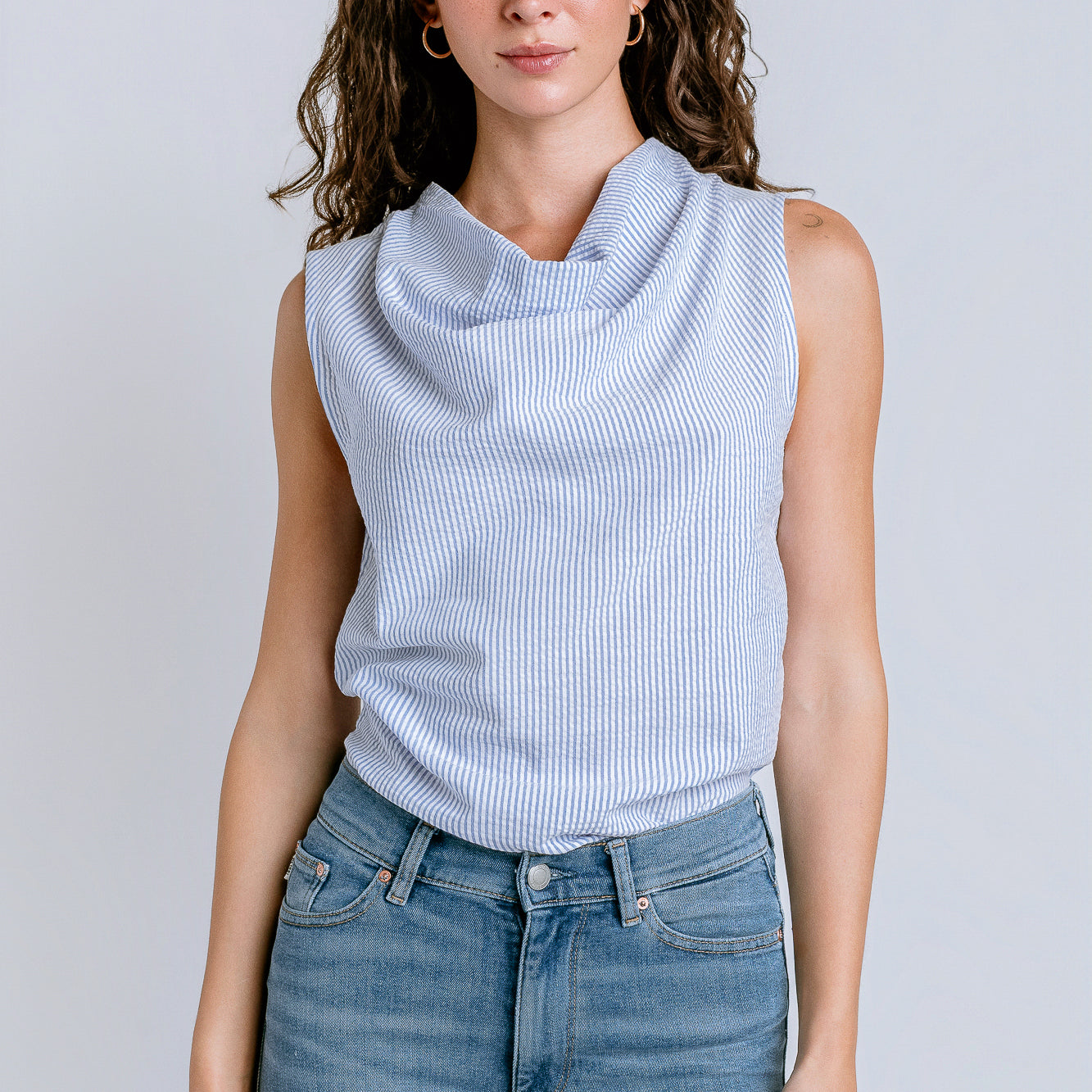 Nation LTD Cille Cowl Neck Tank