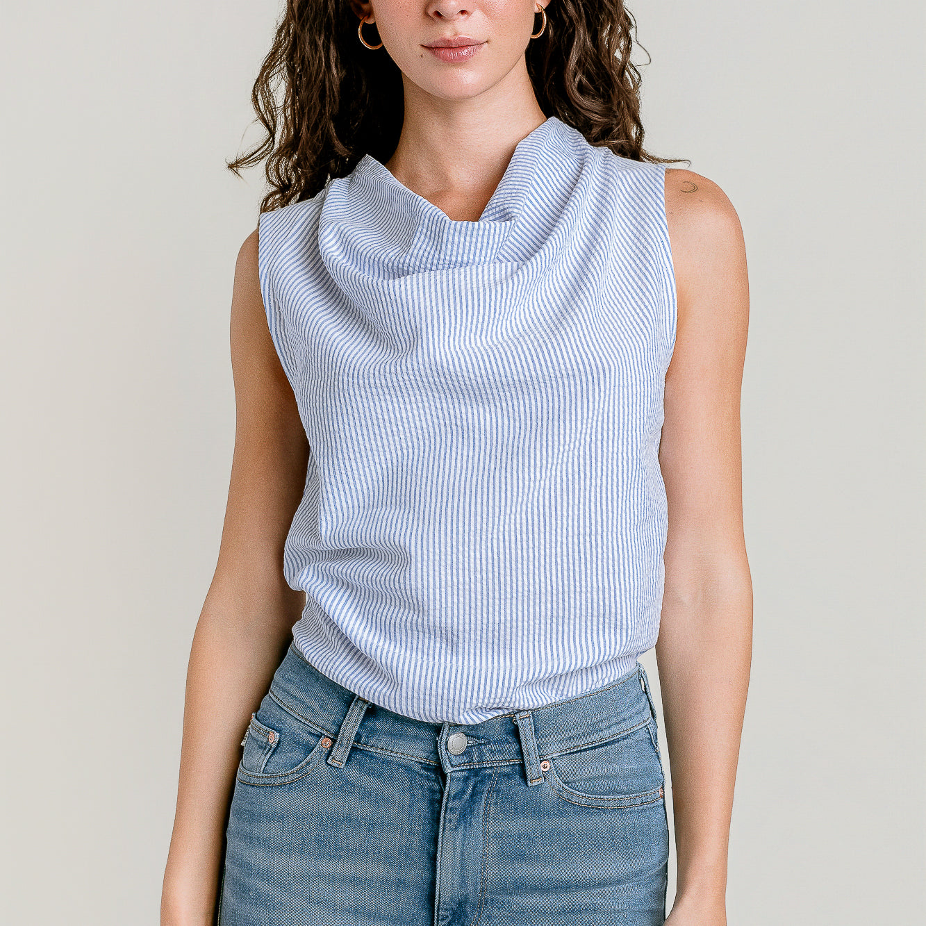 Nation LTD Cille Cowl Neck Tank