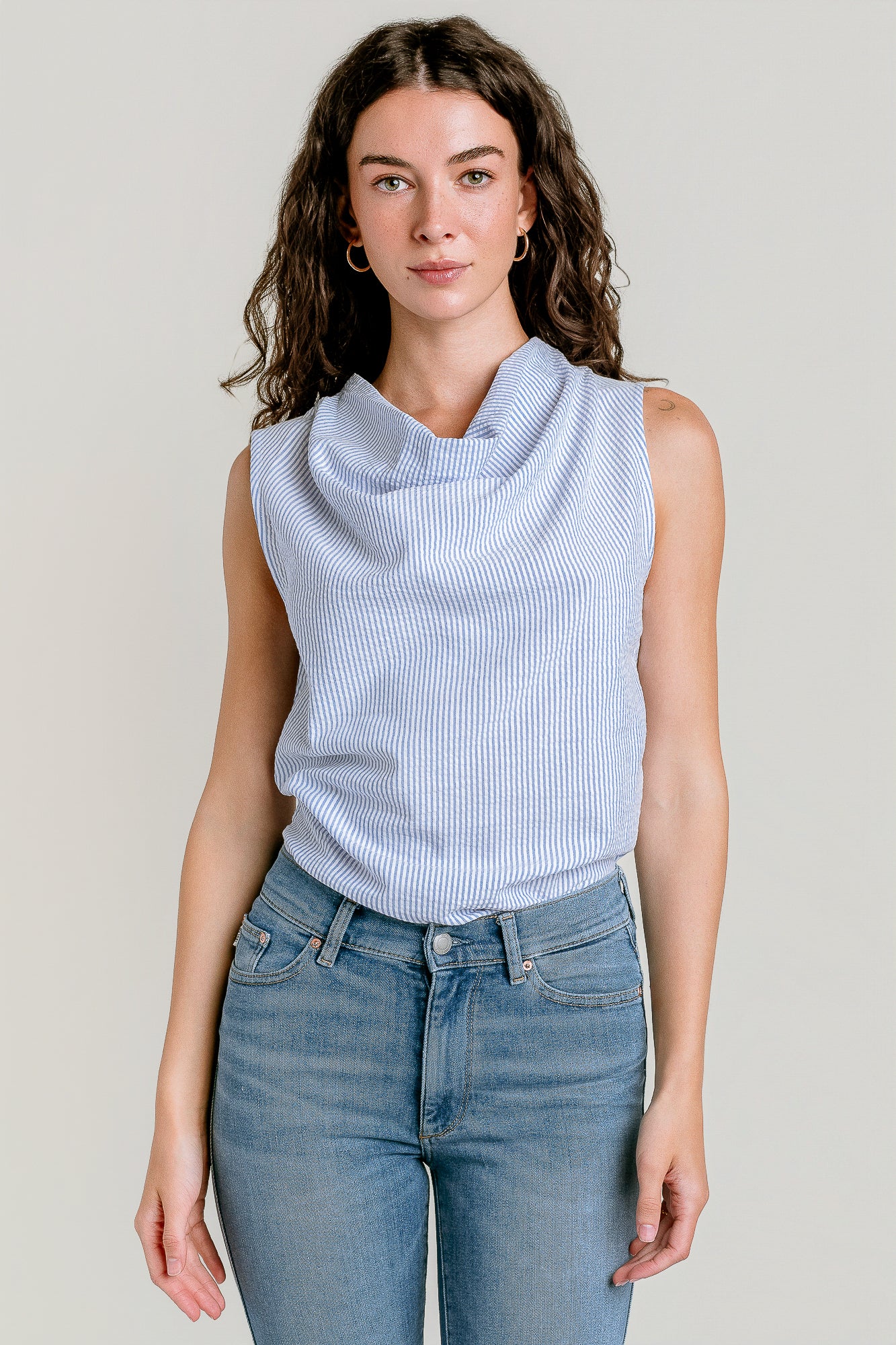 Nation LTD Cille Cowl Neck Tank