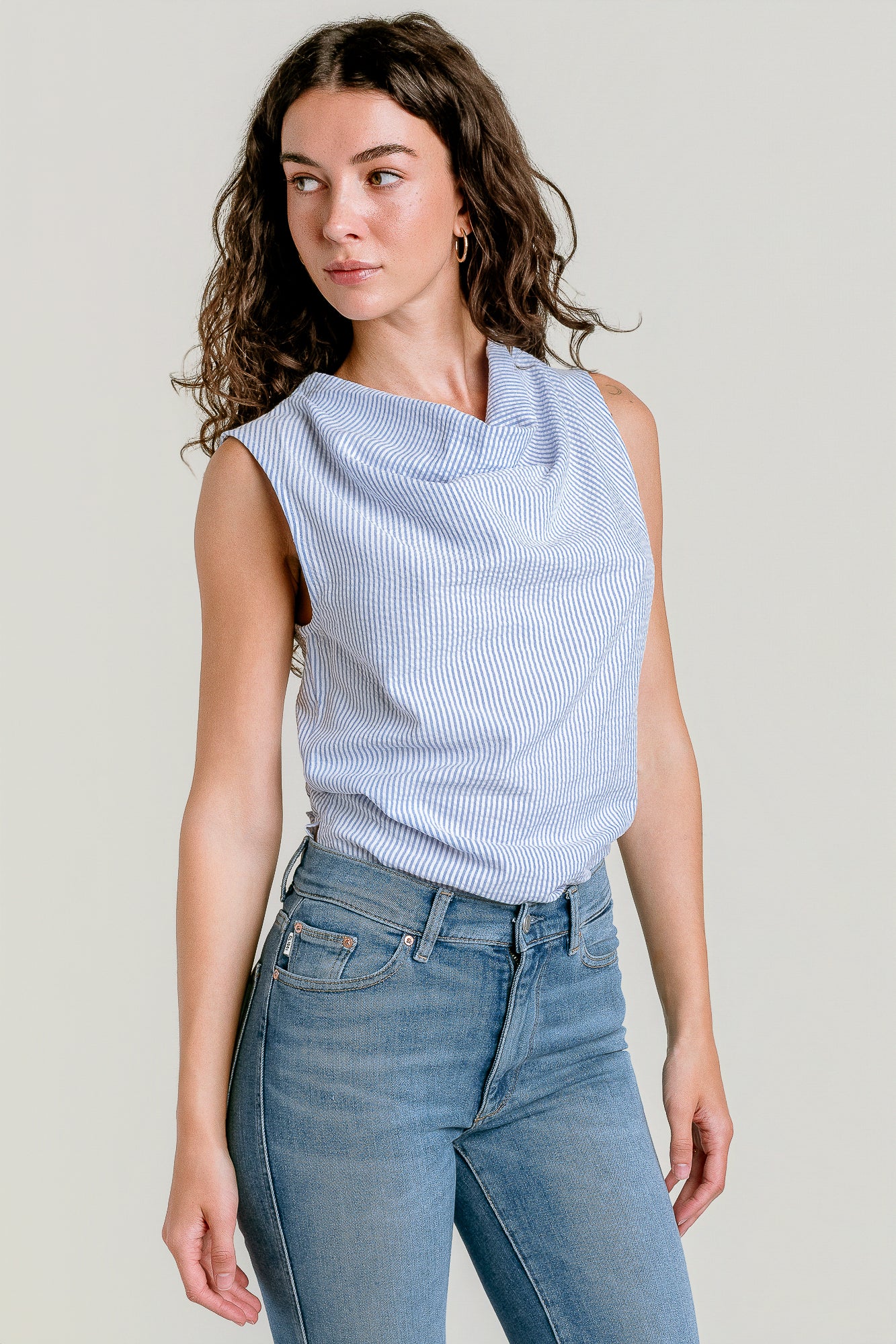 Nation LTD Cille Cowl Neck Tank