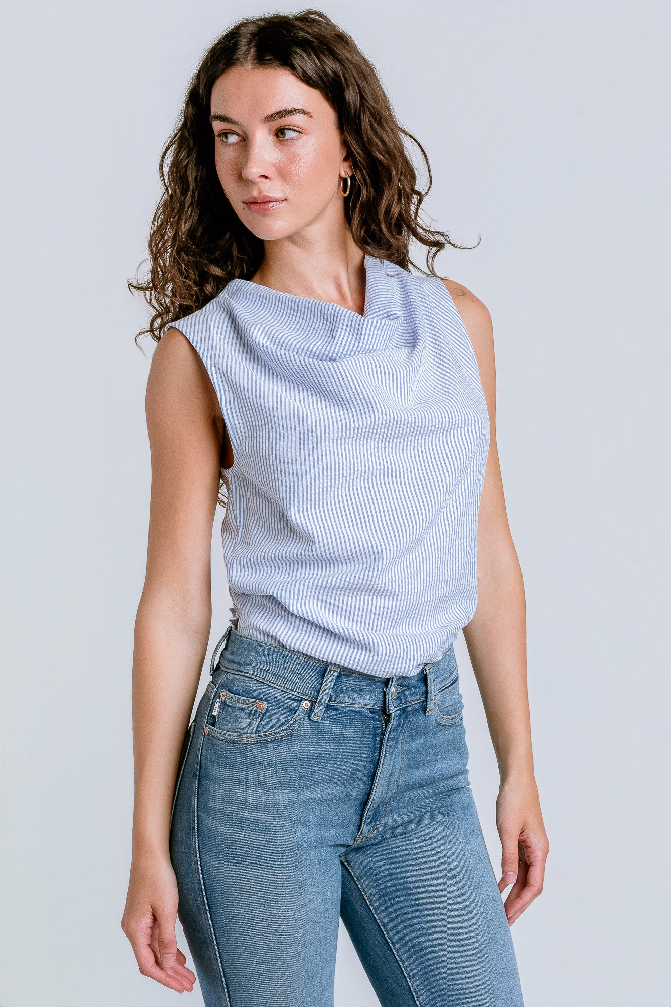 Nation LTD Cille Cowl Neck Tank
