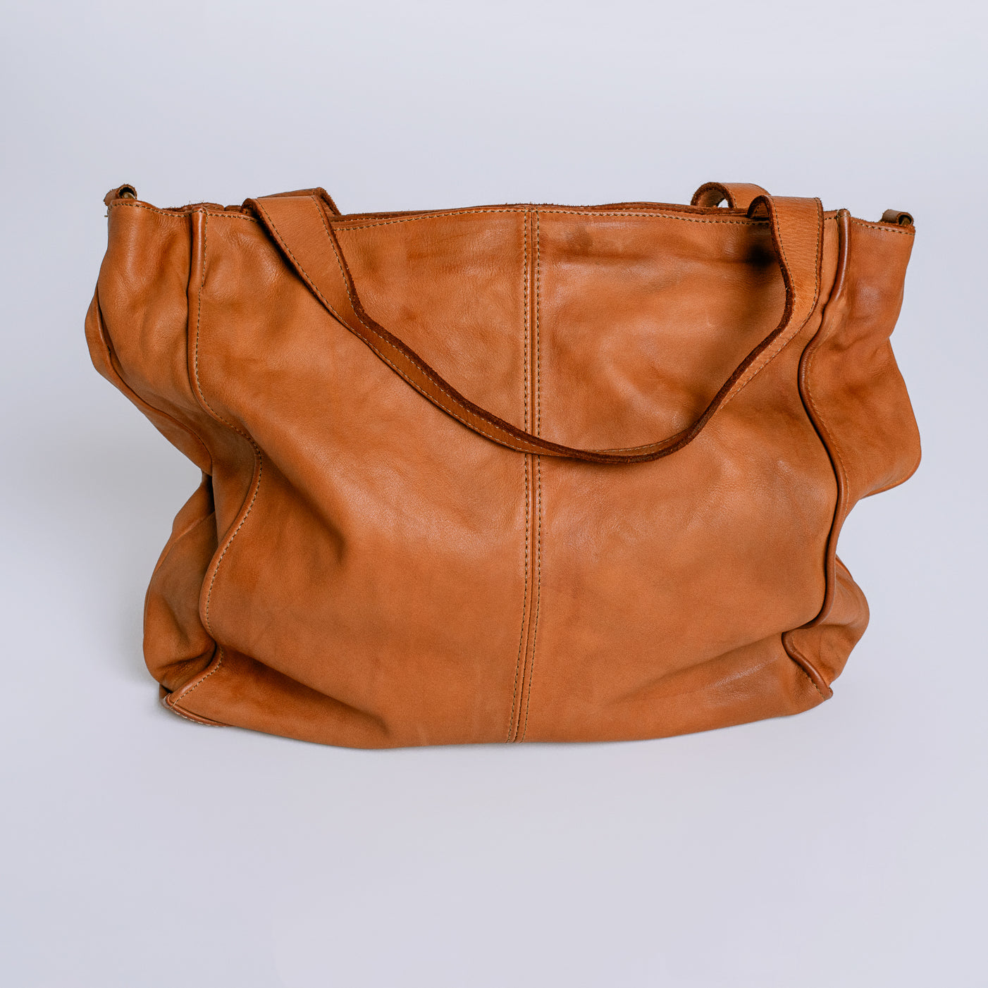 Milio Milano Distressed Leather Tote