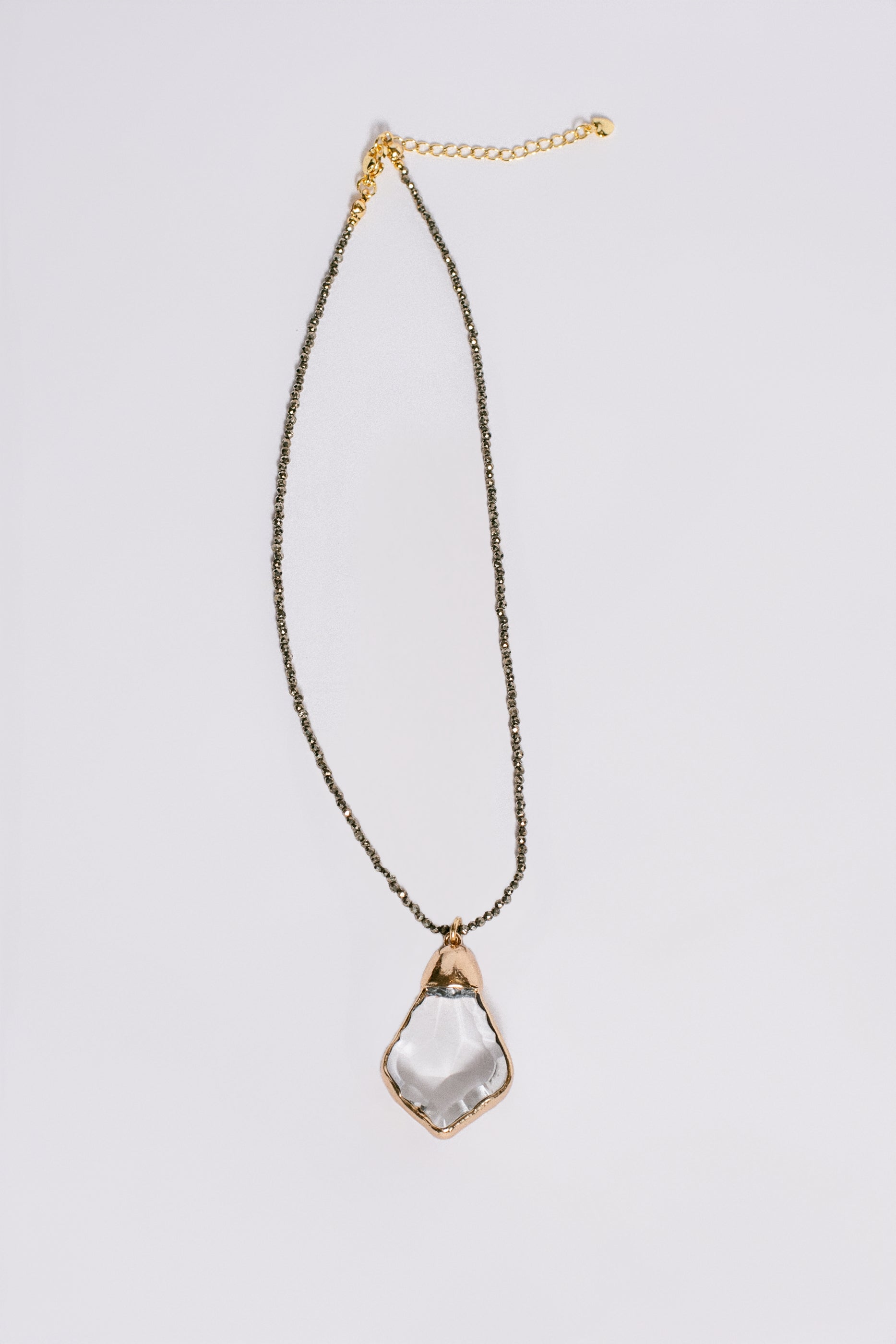 Sherwood Bridge Diamonds Pyrite & Crystal Necklace