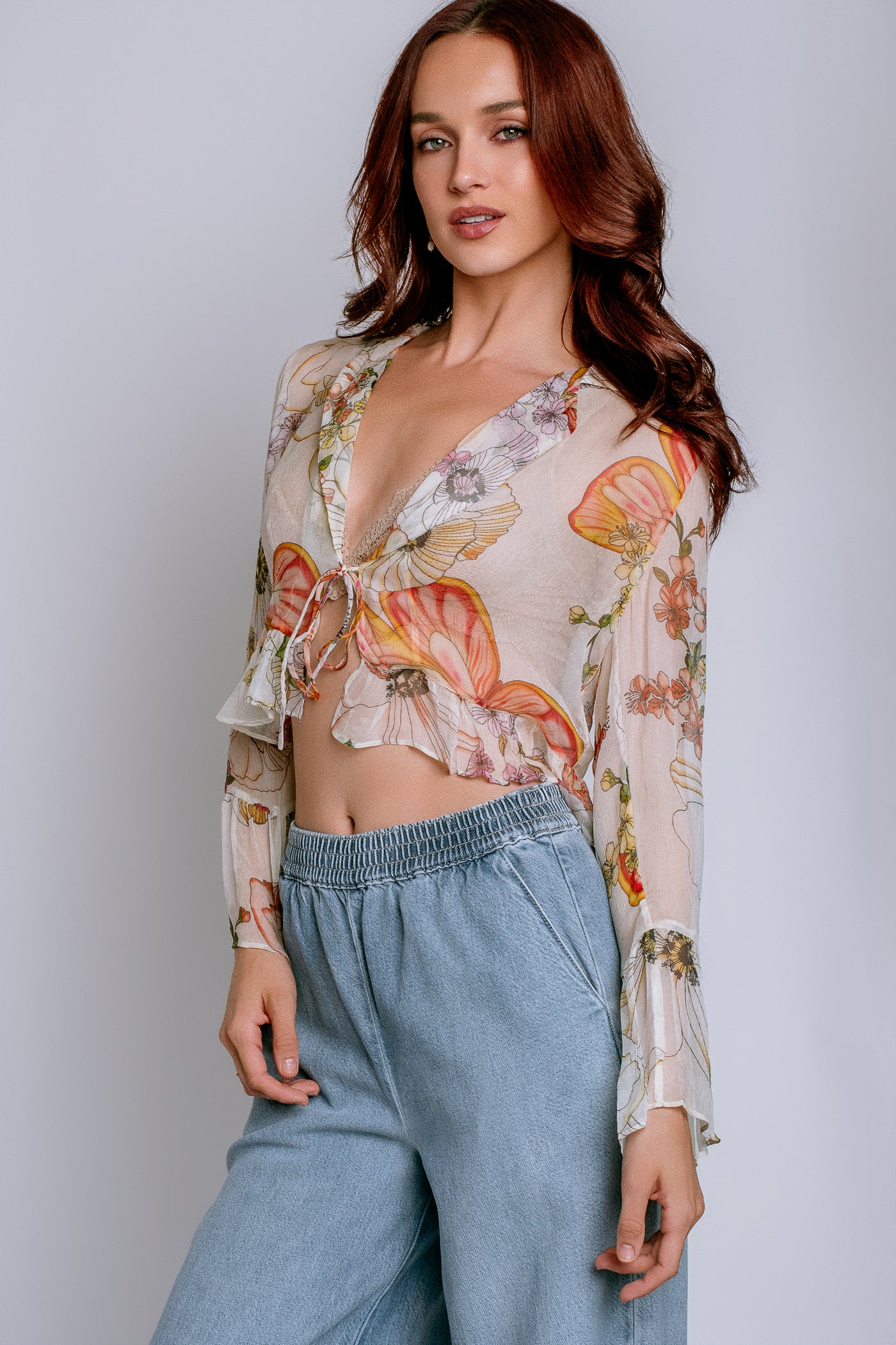 Johnny Was Rosabelia Katriz Ruffle Bolero