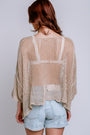 Milio Milano Long Sleeve Crochet Pocket Top