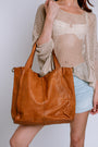 Milio Milano Distressed Leather Tote
