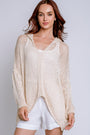 Milio Milano Crochet Hooded Poncho