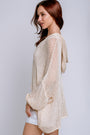 Milio Milano Crochet Hooded Poncho
