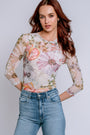 Johnny Was Rosabelia Kaia Mesh Tee