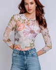 Johnny Was Rosabelia Kaia Mesh Tee