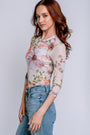 Johnny Was Rosabelia Kaia Mesh Tee