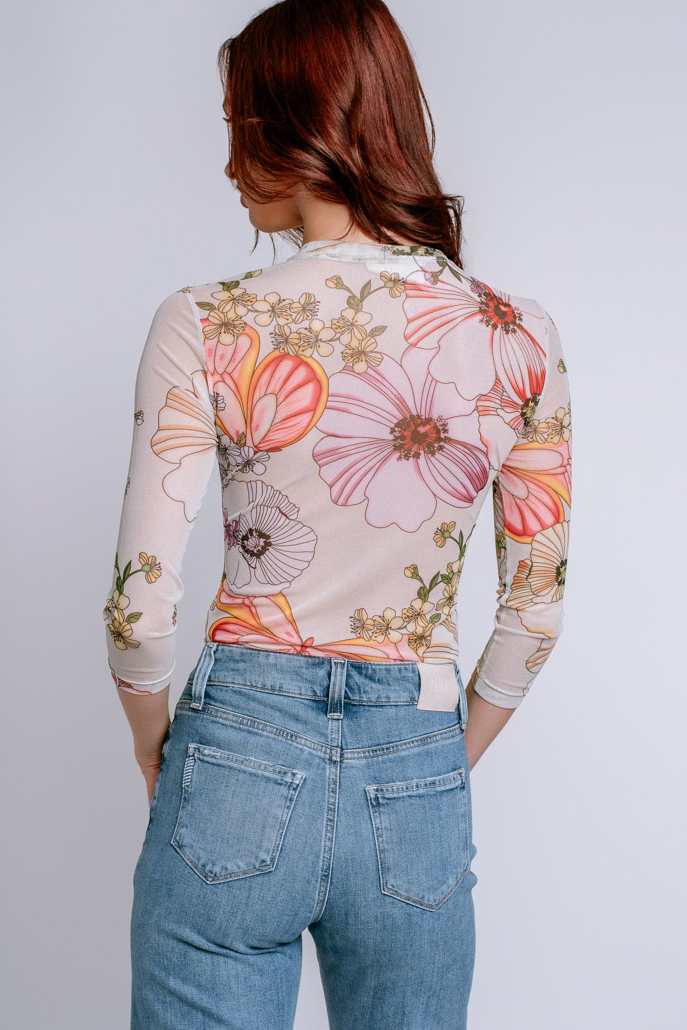 Johnny Was Rosabelia Kaia Mesh Tee