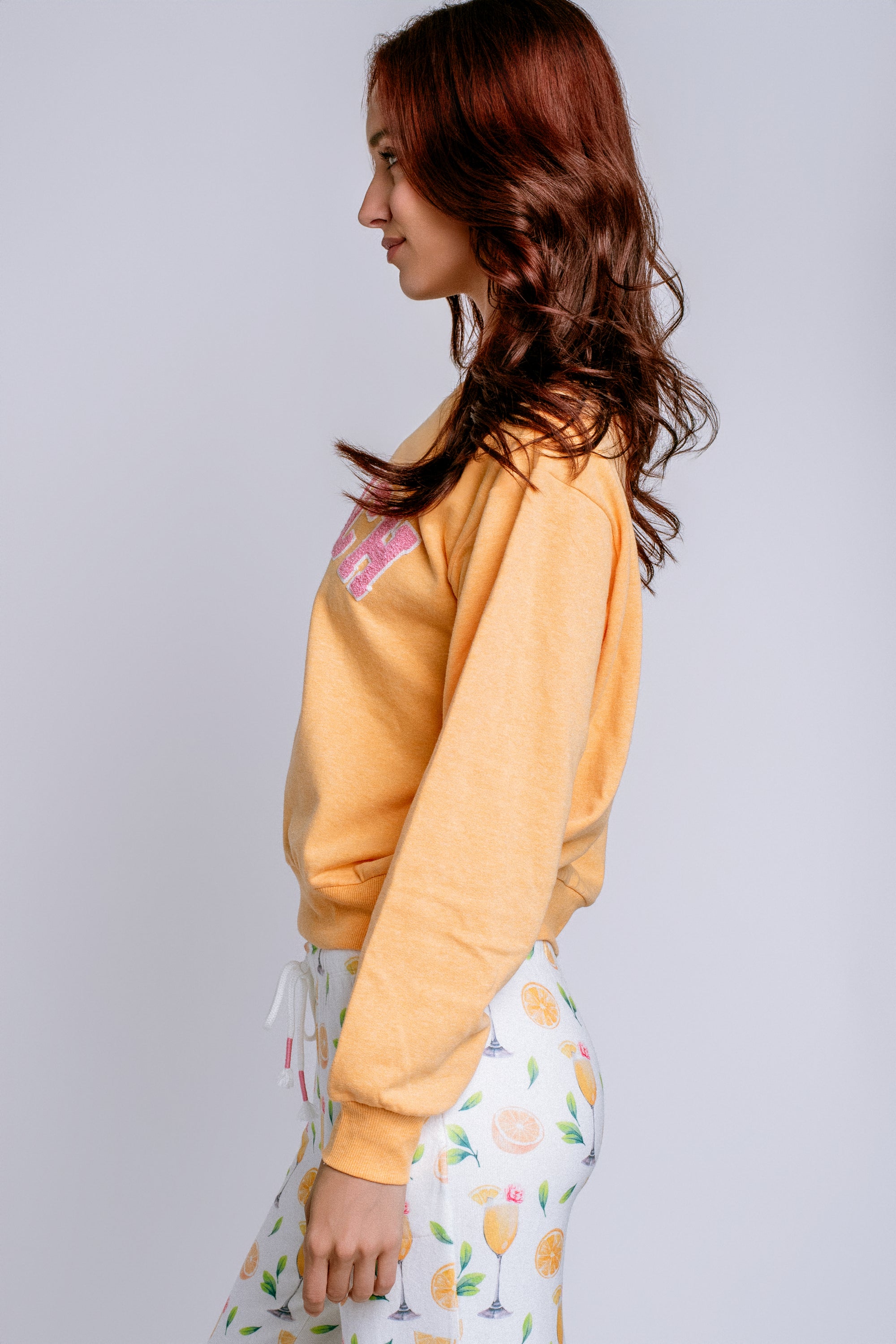 PJ Salvage Mimosa Me Long Sleeve Top