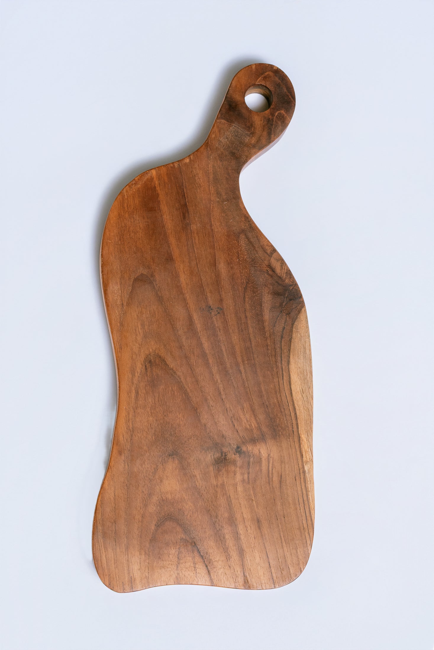 Village Thrive Teak Wavy Charcuterie Board