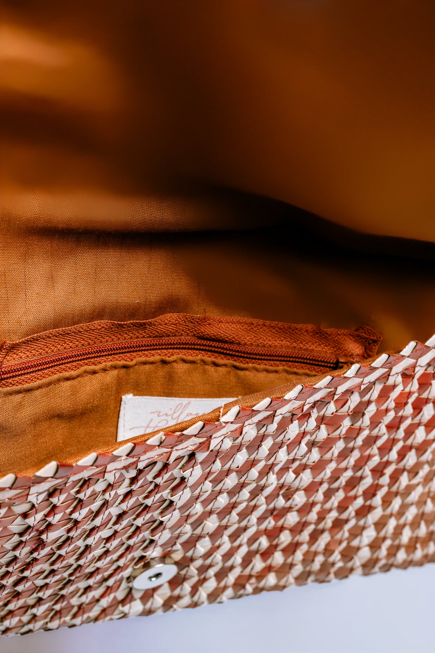Village Thrive Rattan Clutch