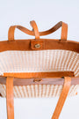 The Winding Road Rattan Cane Weave Tote