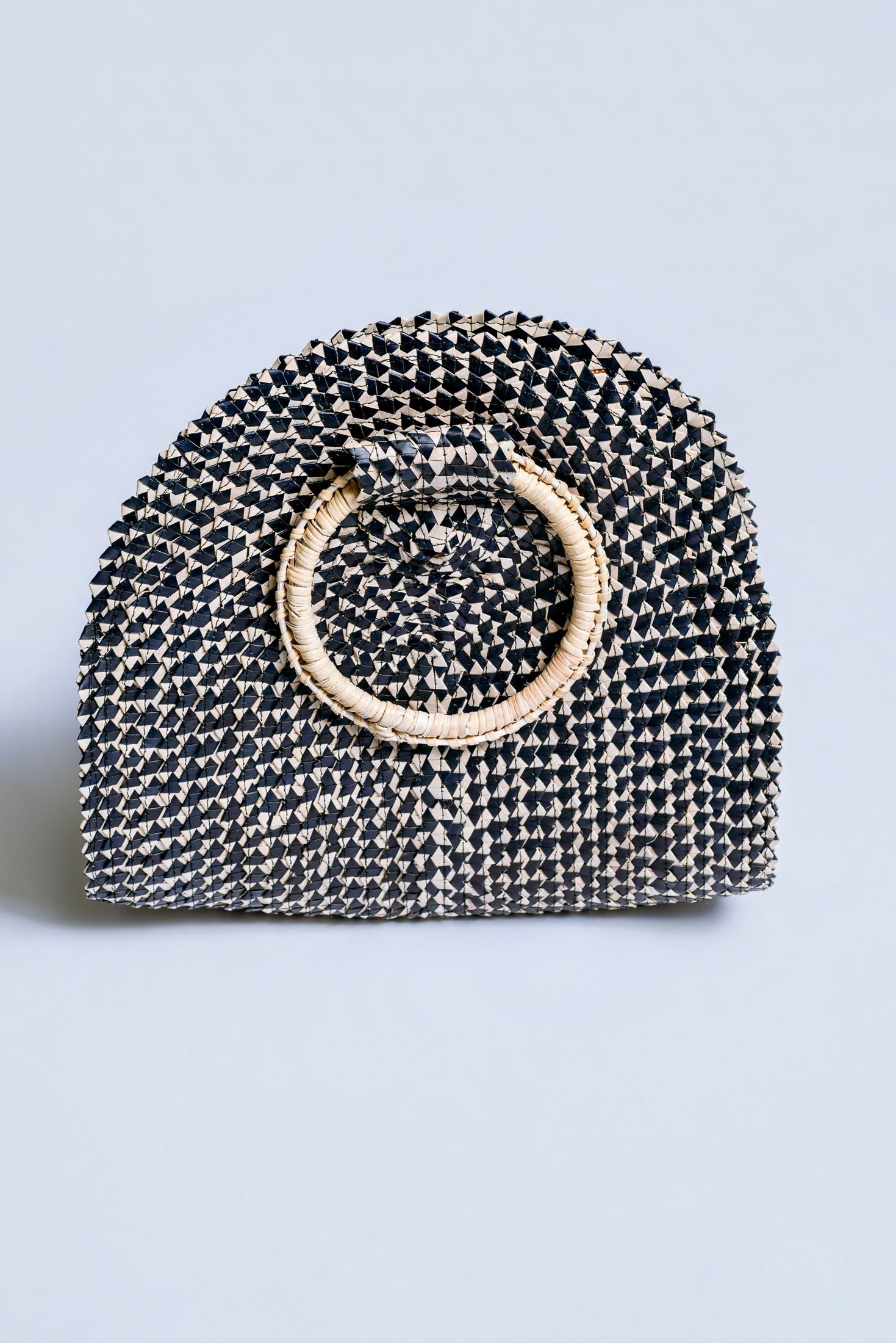 The Winding Road Foldover Palm Leaf Bag