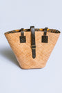 The Winding Road Rattan & Leather Beach Basket Tote